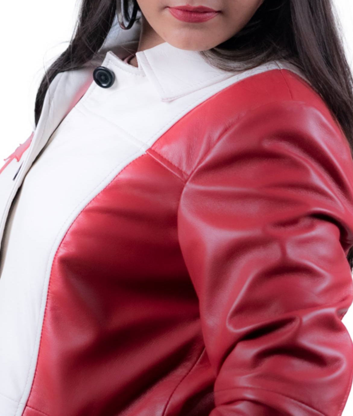 03 - Women’s Canada Flag Leather Coat – Patriotic Style Statement