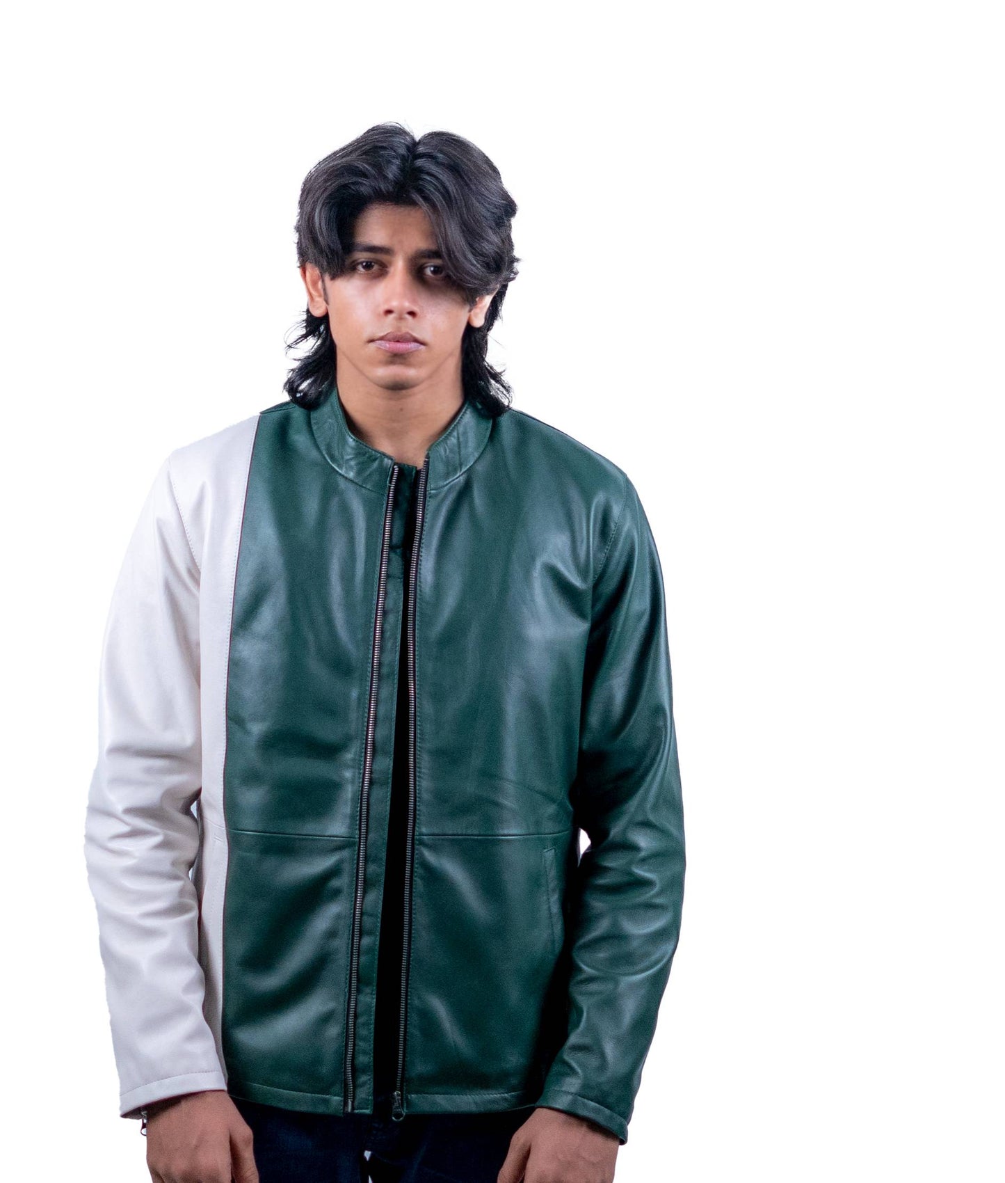 51 - Pakistani Flag Leather Jacket for Men