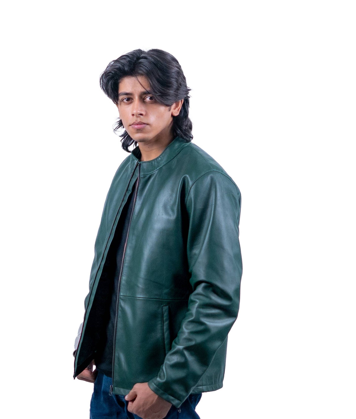 51 - Pakistani Flag Leather Jacket for Men