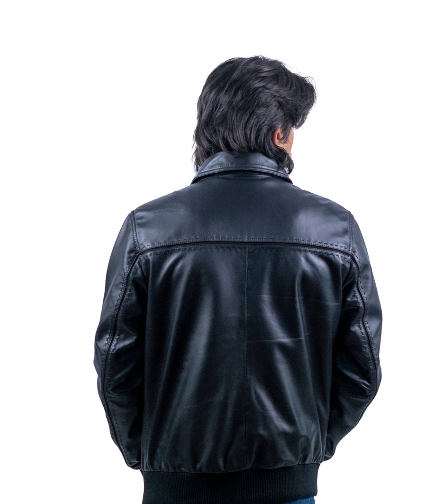 117 – Schwarze Essential-Bomberjacke für Herren – Urban Casual Classic