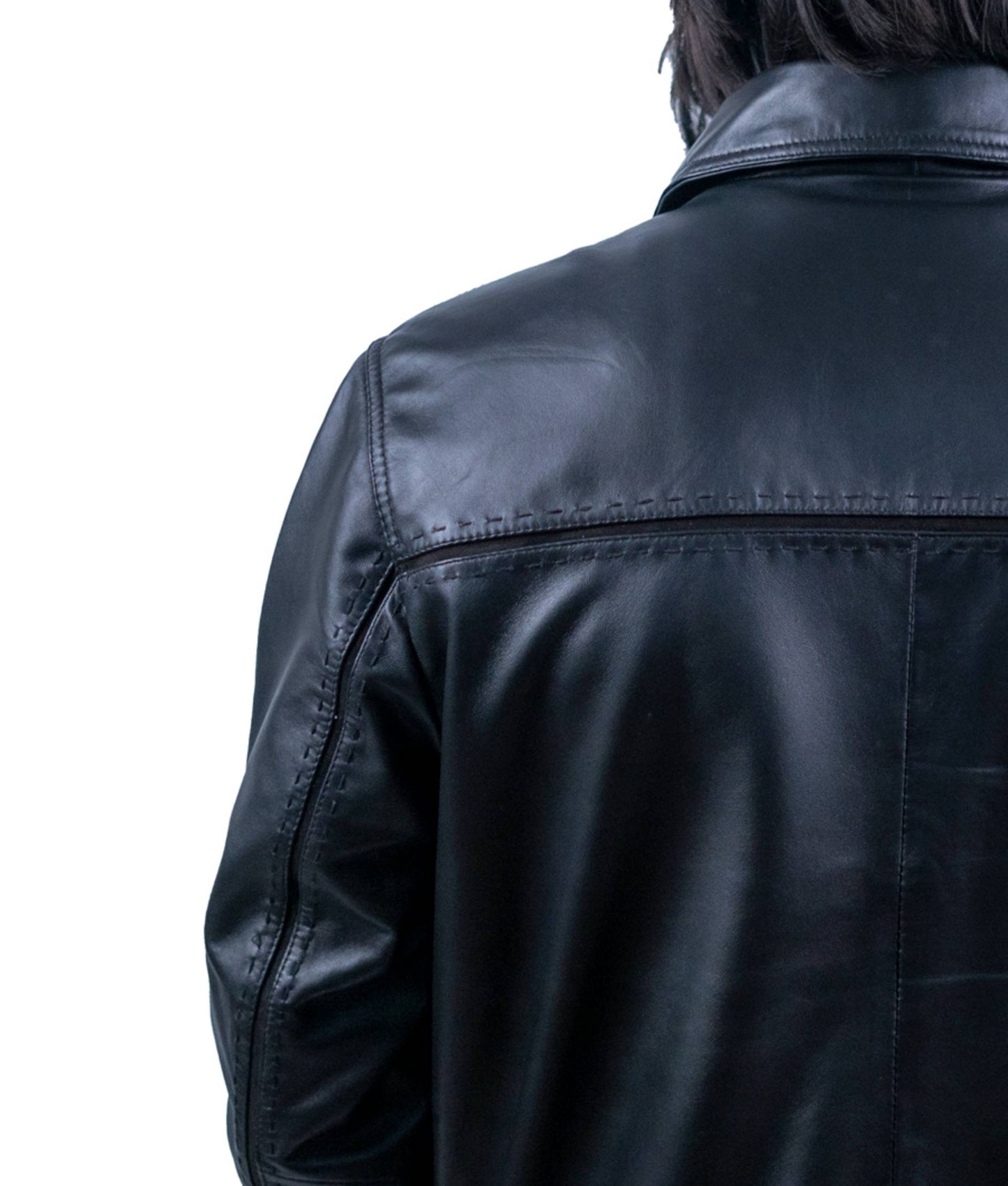 117 – Schwarze Essential-Bomberjacke für Herren – Urban Casual Classic