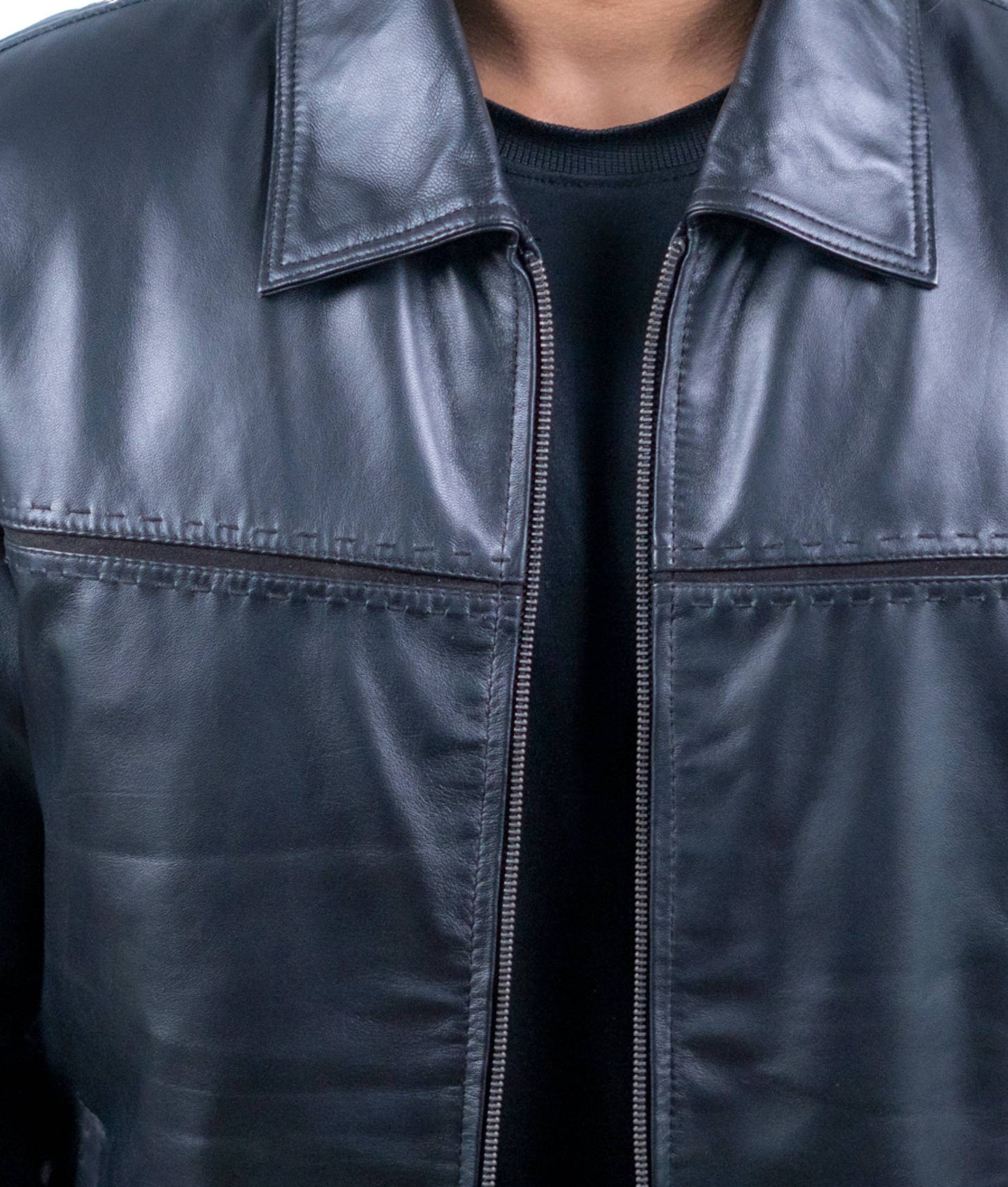 117 – Schwarze Essential-Bomberjacke für Herren – Urban Casual Classic