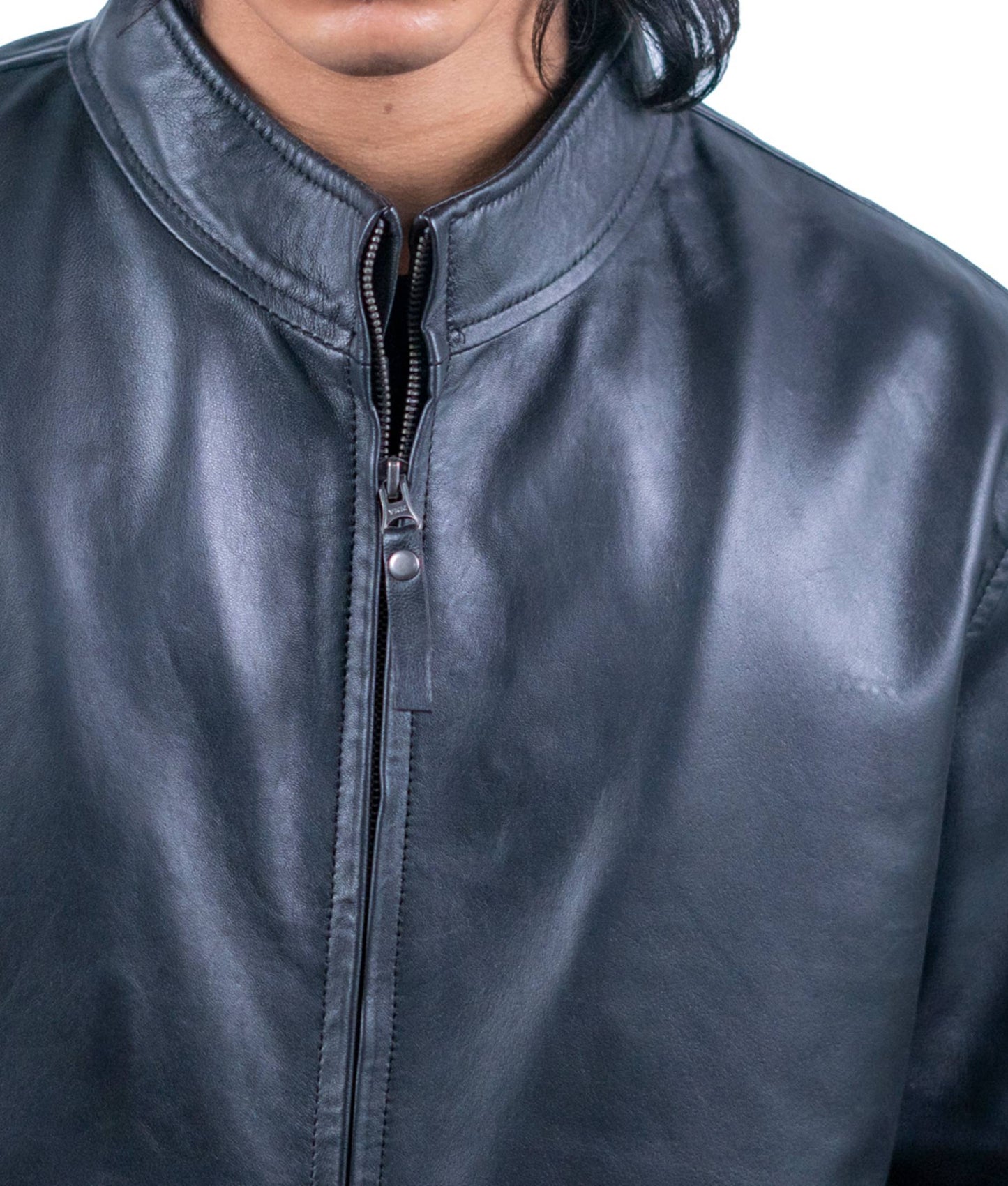 121 - Men’s Streamlined Black Zip Jacket – Minimalist Utility