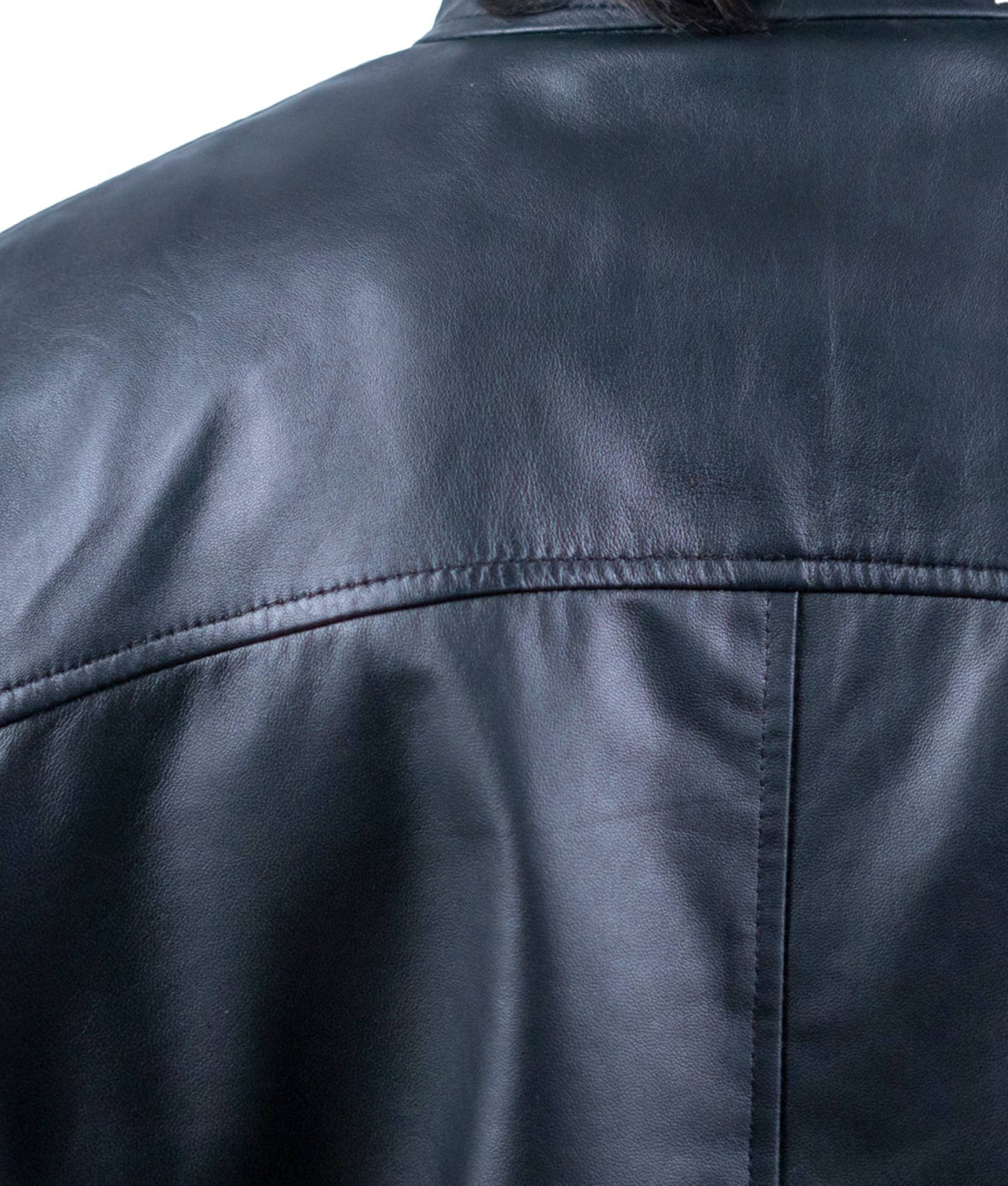 121 - Men’s Streamlined Black Zip Jacket – Minimalist Utility